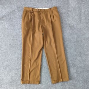 Club Pleated Wool Suit Dress Pants Medium
